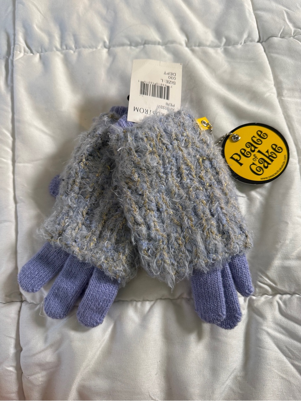 Peace & Calm Kids Lavender Convertible Mittens